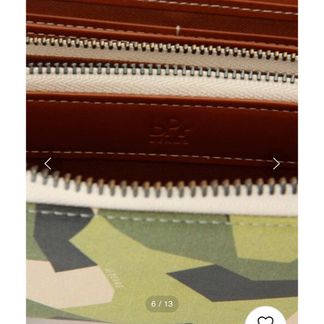 BEAMS(ビームス)のbpr BEAMS /Zip wallat カモ メンズのファッション小物(長財布)の商品写真