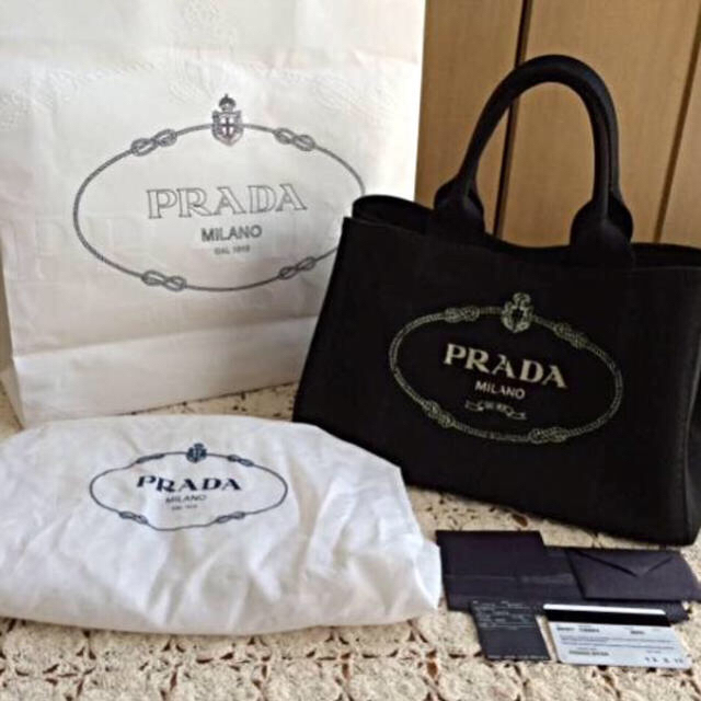 お1人様1点限り】 PRADA - プラダカナパトート神戸元町店購入正規品