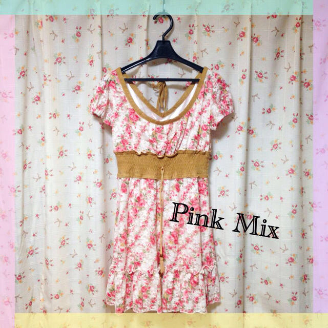 Pink Mix(ピンクミックス)の【送料込み】Pink Mix ワンピ レディースのワンピース(ミニワンピース)の商品写真