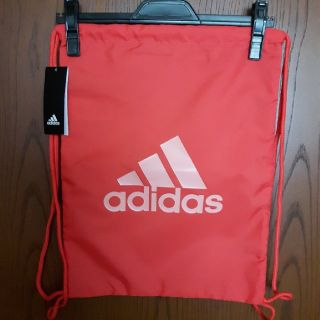 アディダス(adidas)のれんたまさん専用【新品未使用】adidas ビッグロゴジムバッグ(リュック/バックパック)