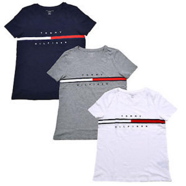 TOMMY HILFIGER(トミーヒルフィガー)のラスト1点‼︎終価格‼︎‼︎TOMMY HILFIGER Tシャツグレーカラー レディースのトップス(Tシャツ(半袖/袖なし))の商品写真