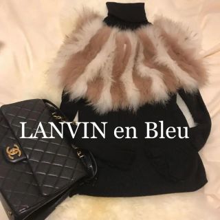 ランバンオンブルー(LANVIN en Bleu)の新品♡ランバンオンブルー♡スヌード(スヌード)