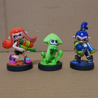 ニンテンドウ(任天堂)のamiibo スプラトゥーン 6体セット(開封品5+未開封品1)(ゲームキャラクター)