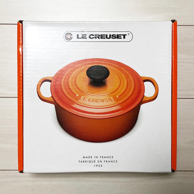 LE CREUSET　ココットロンド チェリーレッド 鍋 両手鍋 20cm