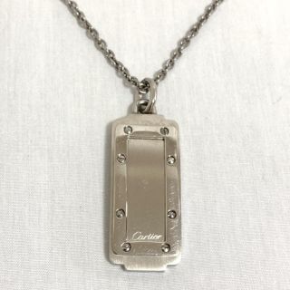 カルティエ(Cartier)のCartier カルティエ サントス  シルバー ネックレス(ネックレス)