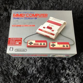 ファミリーコンピュータ(ファミリーコンピュータ)のファミコンミニ ニンテンドークラシックミニ 美品(家庭用ゲーム機本体)