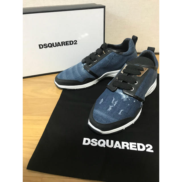 DSQUARED2(ディースクエアード)のディースクエアード2 デニムスニーカー 16aw メンズの靴/シューズ(スニーカー)の商品写真