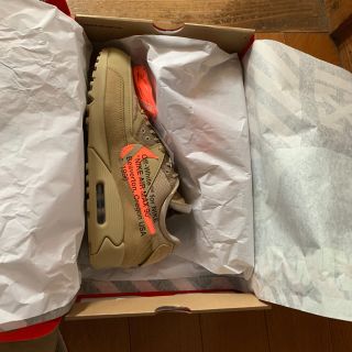 ナイキ(NIKE)のNIKEOff-WhiteAIR MAX90 ナイキオフホワイトエアマックス(スニーカー)