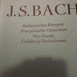 バッハイタリア協奏曲、フランス風序曲、ゴールドベルグ協奏曲(クラシック)