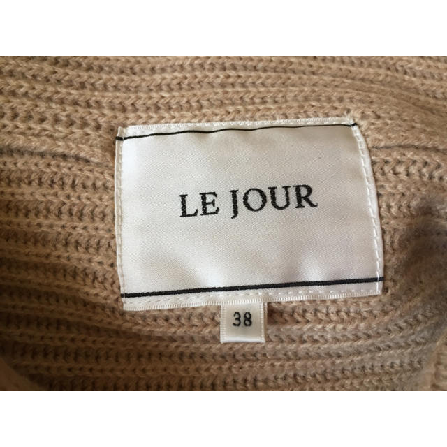 LE JOUR(ルジュール)のLE JOUR ニット ベージュ M レディースのトップス(ニット/セーター)の商品写真