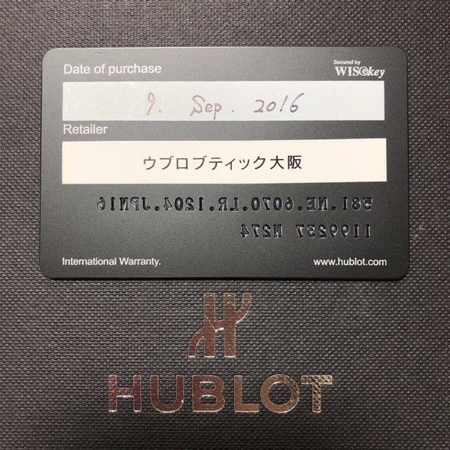 HUBLOT(ウブロ)の《詳細確認用》HUBLOT レディース時計 レディースのファッション小物(腕時計)の商品写真