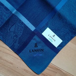 ランバンオンブルー(LANVIN en Bleu)のLANVIN en Bleu メンズ ハンカチ　(袋つき)(ハンカチ/ポケットチーフ)