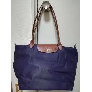 ロンシャン(LONGCHAMP)のロンシャン　プリアージュ　トートバッグ　紫(トートバッグ)