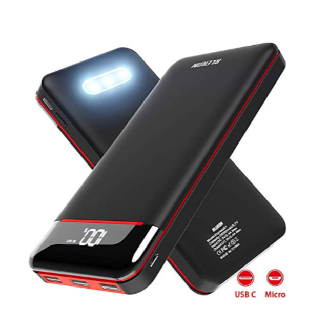 新品モバイルバッテリー 25000mAh USB3ポート ３個LEDランプ搭載 スマホ/家電/カメラのスマートフォン/携帯電話(バッテリー/充電器)の商品写真