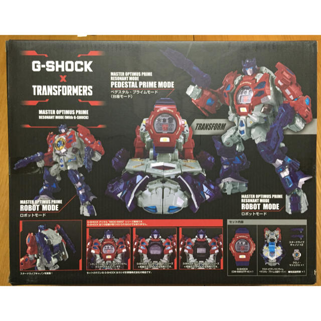 マスターオプティマスプライム レゾナントモード【G-SHOCKセット】