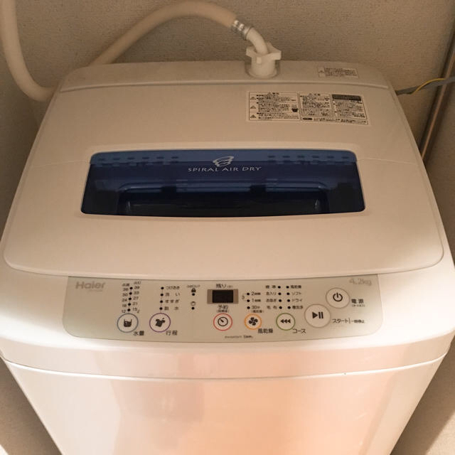 Haier(ハイアール)のHaierハイアール全自動洗濯機JW-K42K スマホ/家電/カメラの生活家電(洗濯機)の商品写真