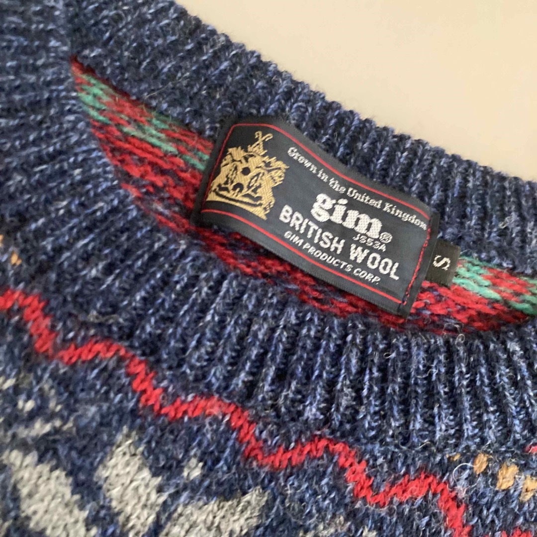 gim(ジム)のgim ブリティッシュウール ニットセーター レディースのトップス(ニット/セーター)の商品写真