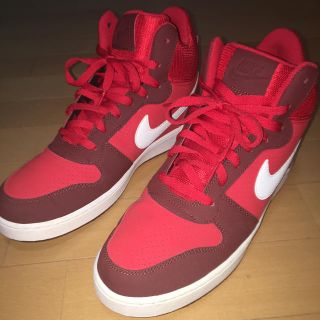 ナイキ(NIKE)のNIKE スニーカー ハイカット レッド(スニーカー)