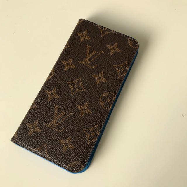 LOUIS VUITTON - レアなブルー⭐️美品❤️iPhone ケース フォリオ 7+ 8+にも❤️ の通販 by クロワッサン's shop｜ルイヴィトンならラクマ