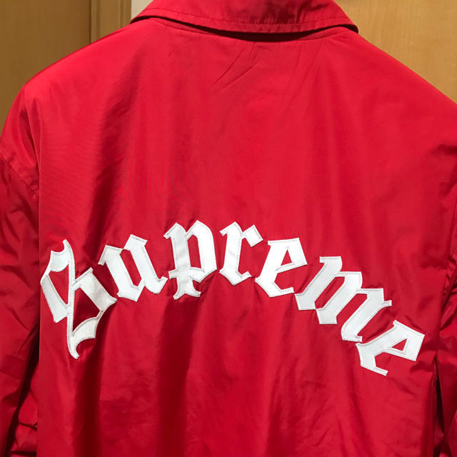 美品supreme  イングリッシュ コーチジャケット XL