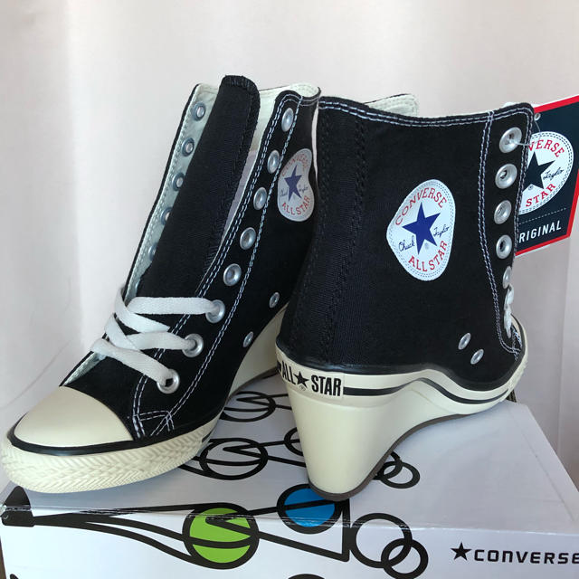 CONVERSE(コンバース)のconverse★All STAR WEDGI HI スニーカー‼️新品未使用 レディースの靴/シューズ(スニーカー)の商品写真