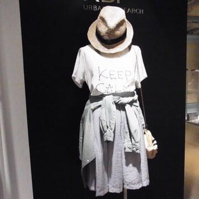 KBF(ケービーエフ)のKBF+▽ストライプフレアスカート レディースのスカート(ひざ丈スカート)の商品写真