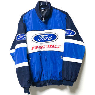 非対面買い物 NASCAR Ford レーシングジャケット フォード 刺繍 レア品 
