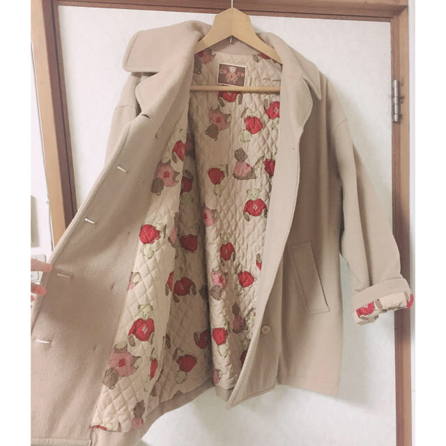 Grimoire(グリモワール)のくまちゃんコート レディースのジャケット/アウター(ロングコート)の商品写真