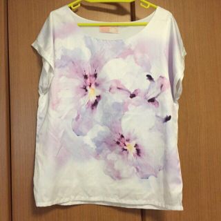 レディー(Rady)の花柄パープルTシャツリオりんさま専用(Tシャツ(半袖/袖なし))