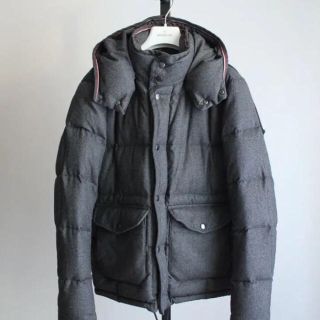 モンクレール(MONCLER)の⭕️断捨離中様【美品】希少 千鳥柄 ウールフランネル トリコロール ダウン(ダウンジャケット)