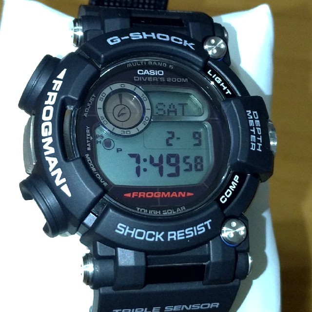 最終値下げ！ 美品❢ G-SHOCK フロッグマン GWF-D1000-1JF時計