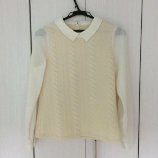 ページボーイ(PAGEBOY)のPAGEBOY♡襟付きプルオーバー(シャツ/ブラウス(長袖/七分))