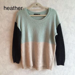 ヘザー(heather)のheather スプリングニット (ニット/セーター)