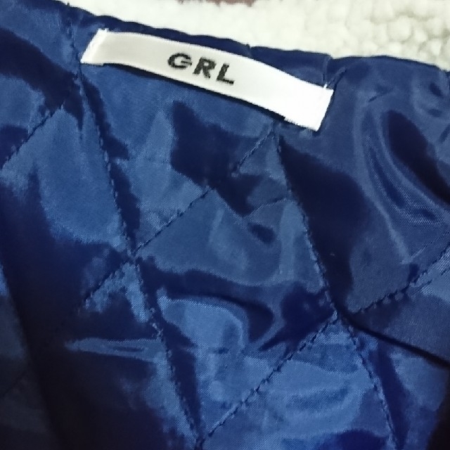 GRL(グレイル)のちい様専用☆デニムボア付きライダースジャケット レディースのジャケット/アウター(ライダースジャケット)の商品写真