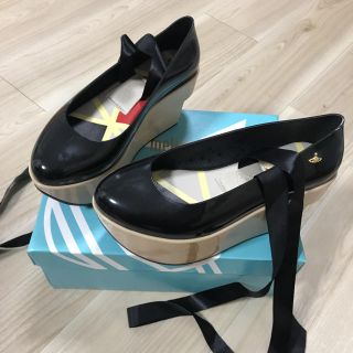 ヴィヴィアンウエストウッド(Vivienne Westwood)のvivienne westwood × melissa ロッキンホース 黒(ハイヒール/パンプス)