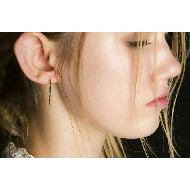 美品】PLUIE スピアーピアスsilver925 シルバーアクセ 結婚式 - ピアス