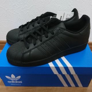 アディダス(adidas)の新品 adidasスーパースター ブラック×ブラック(スニーカー)