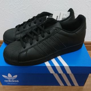 アディダス(adidas)の新品 adidasスーパースター ブラック×ブラック(スニーカー)