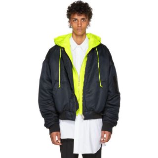 バレンシアガ(Balenciaga)のjuun.j 18AW bomber jacket ボンバージャケット 試着のみ(ブルゾン)