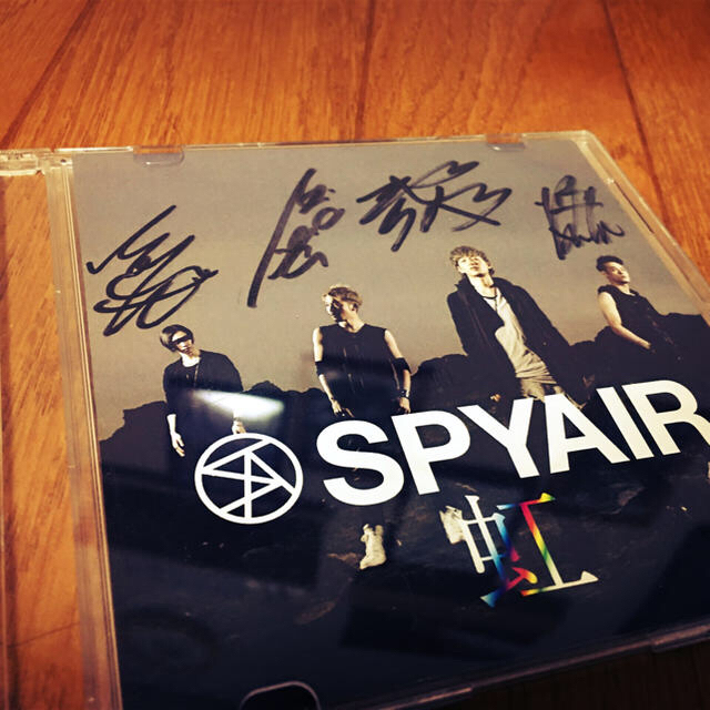 SPYAIR 直筆サイン入りジャケット +虹CD