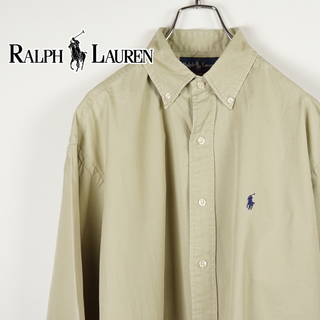 ラルフローレン(Ralph Lauren)のラルフローレン Ralph  Lauren BDシャツ ベージュ ビッグサイズ(シャツ)