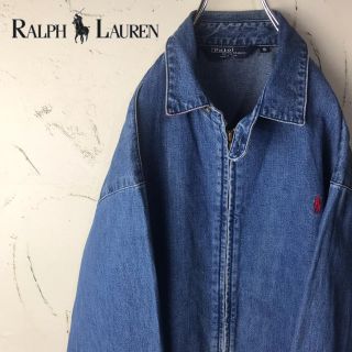 ポロラルフローレン(POLO RALPH LAUREN)の【激レア】80’s ラルフローレン デニム スウィングトップ USA製(ブルゾン)