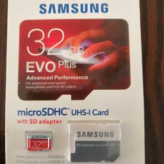 サムスン(SAMSUNG)のＳＡＭＳＵＮＧ microSDHCカード 32GB 
UHI-I card 新品(PC周辺機器)