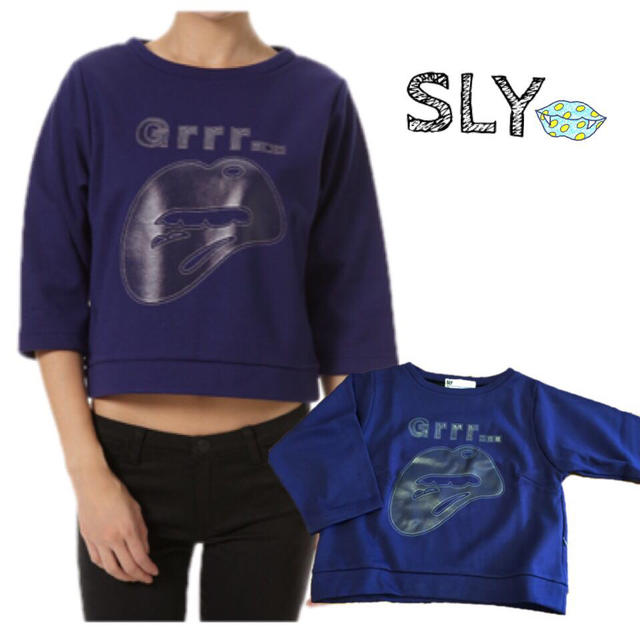 SLY(スライ)の【未着用】LIP ICON TOPS レディースのトップス(カットソー(長袖/七分))の商品写真