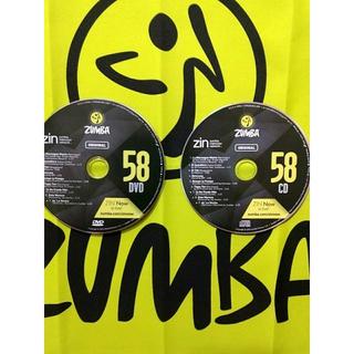 ズンバ(Zumba)のZUMBA　ズンバ　ZIN58　CD ＆ DVD　インストラクター専用(スポーツ/フィットネス)