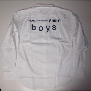 コムデギャルソン(COMME des GARCONS)のコムデギャルソン boy ■バックプリント シャツ white sizeS(シャツ)