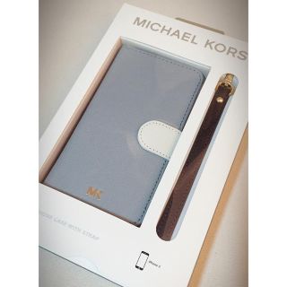 マイケルコース(Michael Kors)のマイケルコース iPhoneX ブルー(iPhoneケース)