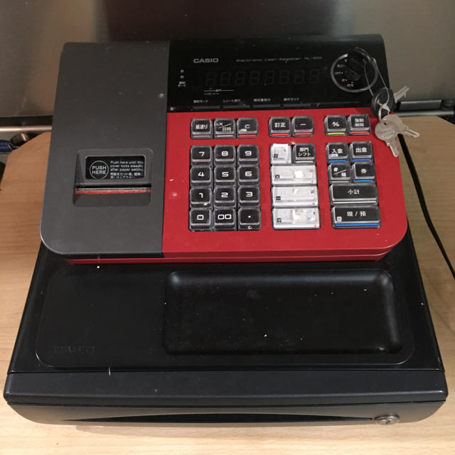 CASIO レジスター NL-200-RD レッド 店舗用品 | indiamigrationnow.org