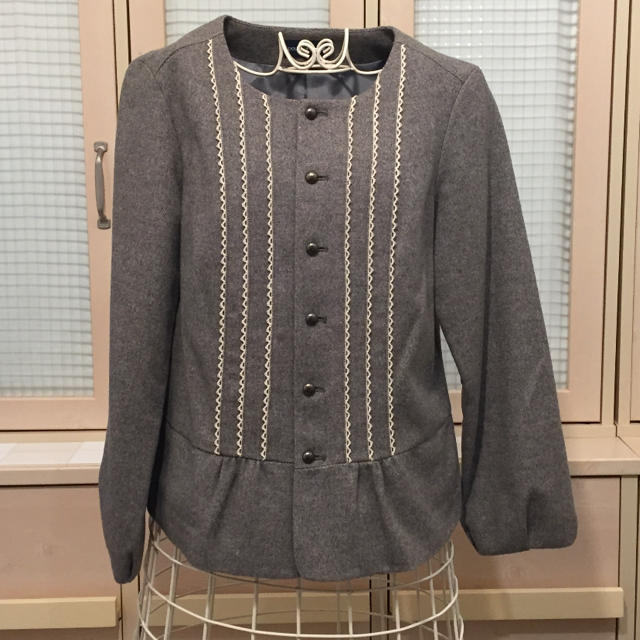 ノーカラージャケット☆ 美品☆ 新品☆ | www.juristespourlenfance.com