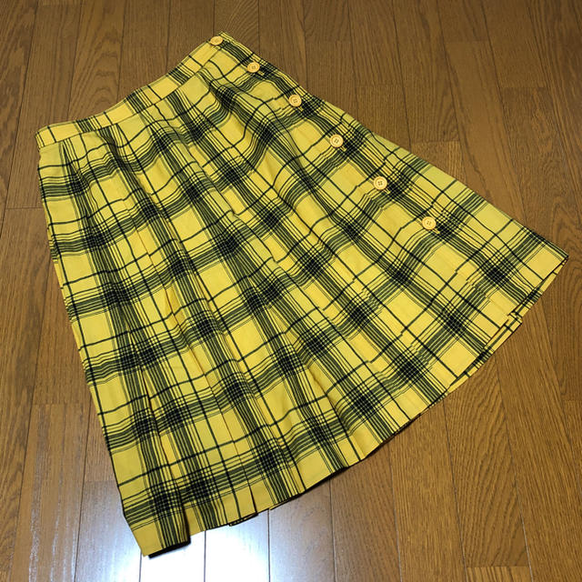 Saint Laurent(サンローラン)のイヴ・サンローラン プリーツスカート レディースのスカート(ひざ丈スカート)の商品写真